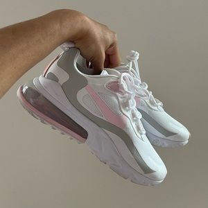 Womens Air Max 270 React 'White Pink Foam' 🤍